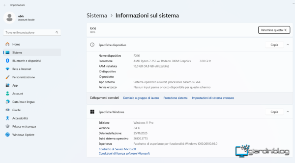 Panoramica AceMagic RX16