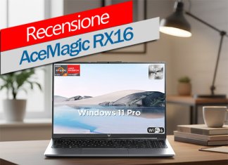 Recensione AceMagic RX16: Laptop da 16″ Ryzen 7 potente ed espandibile Recensione AceMagic RX16