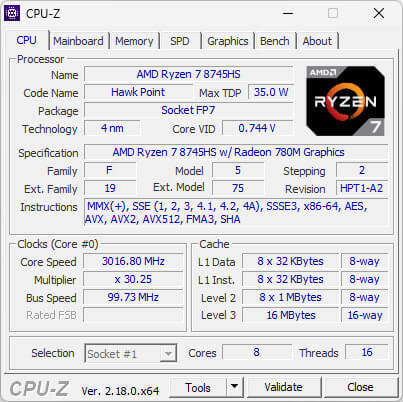 Geekom A8 Cpu Z 1