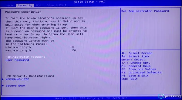 Geekom A5 Pro Bios 3