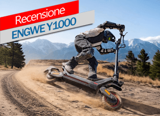 Recensione ENGWE Y1000: Il Monopattino Off-Road Dual Motor 2400W Recensione ENGWE Y1000