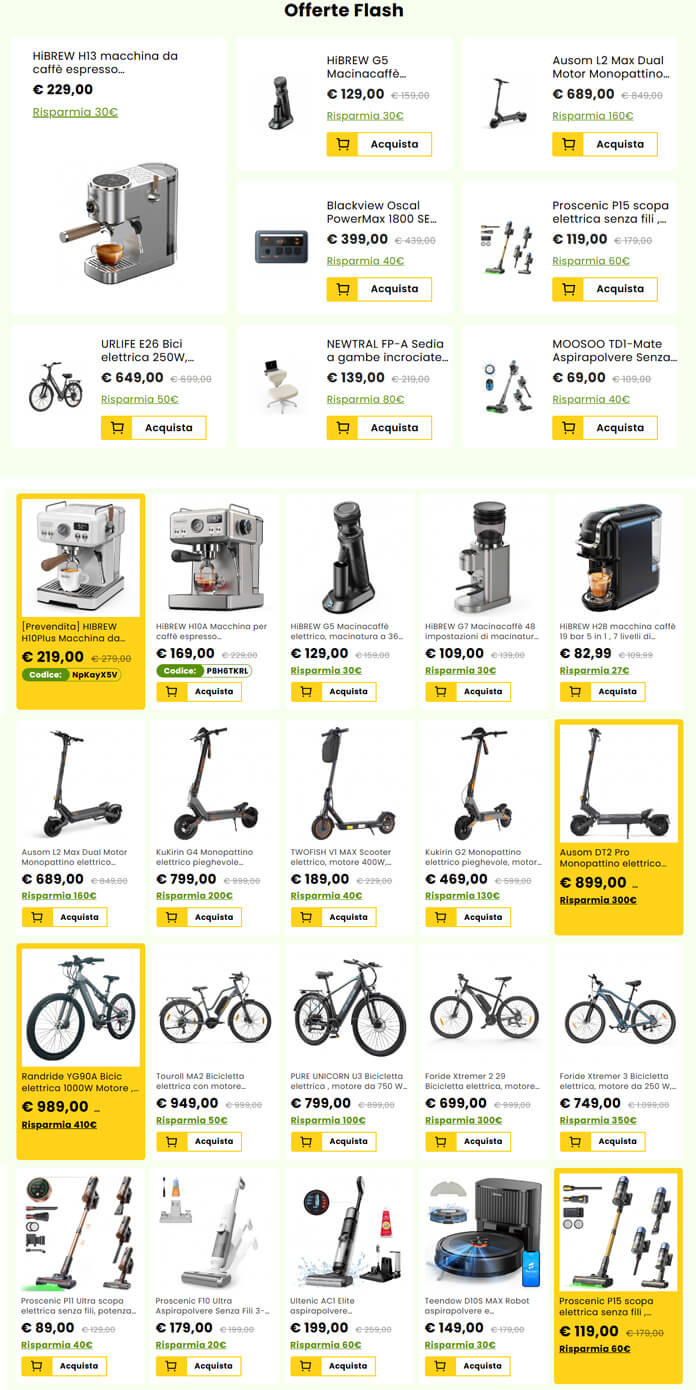 Geekmall Saldi Marzo