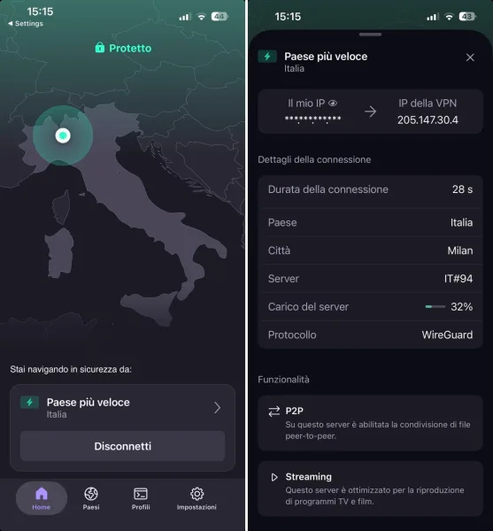 Client IOS Di ProtonVPN