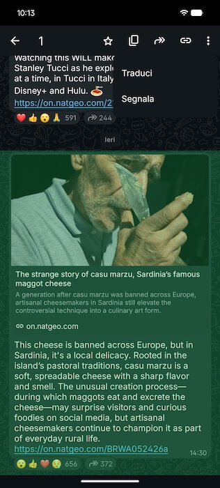 Selezione Messaggio Whatsapp Versione Android