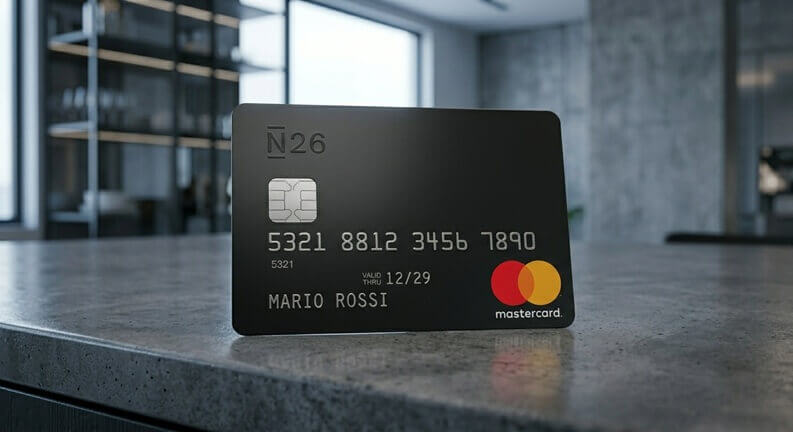 N26 Carta Con Iban