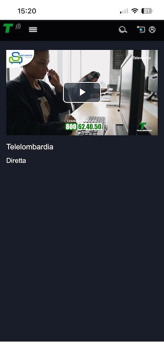 app telelombardia tv streaming
