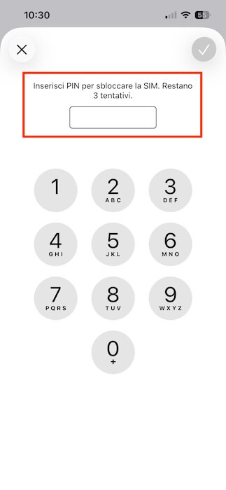 iphone sbloccare sim
