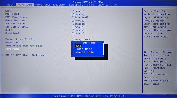 Geekom A7 Bios 3