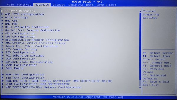 Geekom A7 Bios 4
