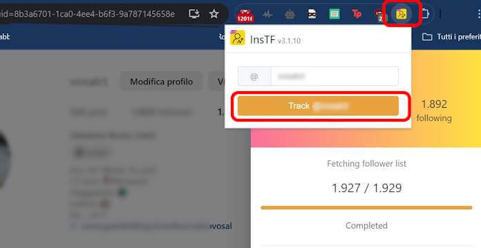 Scopri chi ha smesso di seguirti su Instagram: Utilizzo InsTF