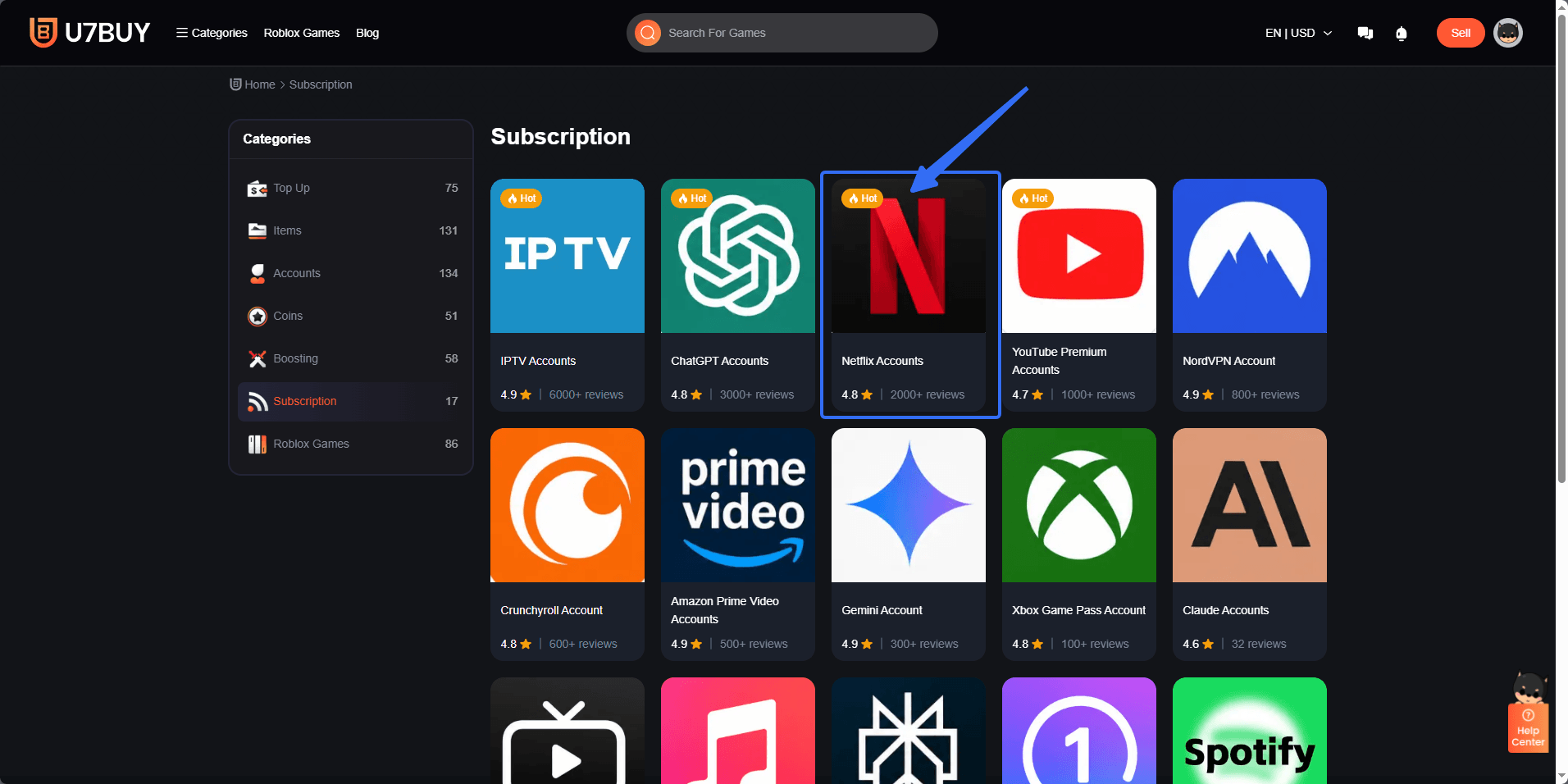Netflix U7buy