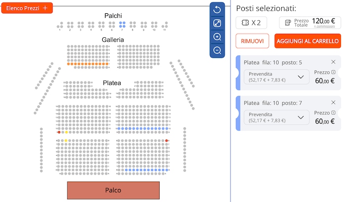 Aggiungi Carrello Biglietti Ciaotickets