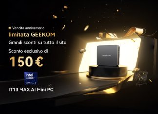 Per l’Anniversario Geekom, Mini PC IT13 MAX a un prezzo speciale scontato di 150 € Anniversario Geekom Mini PC IT13 MAX Sconto Offerta Cover