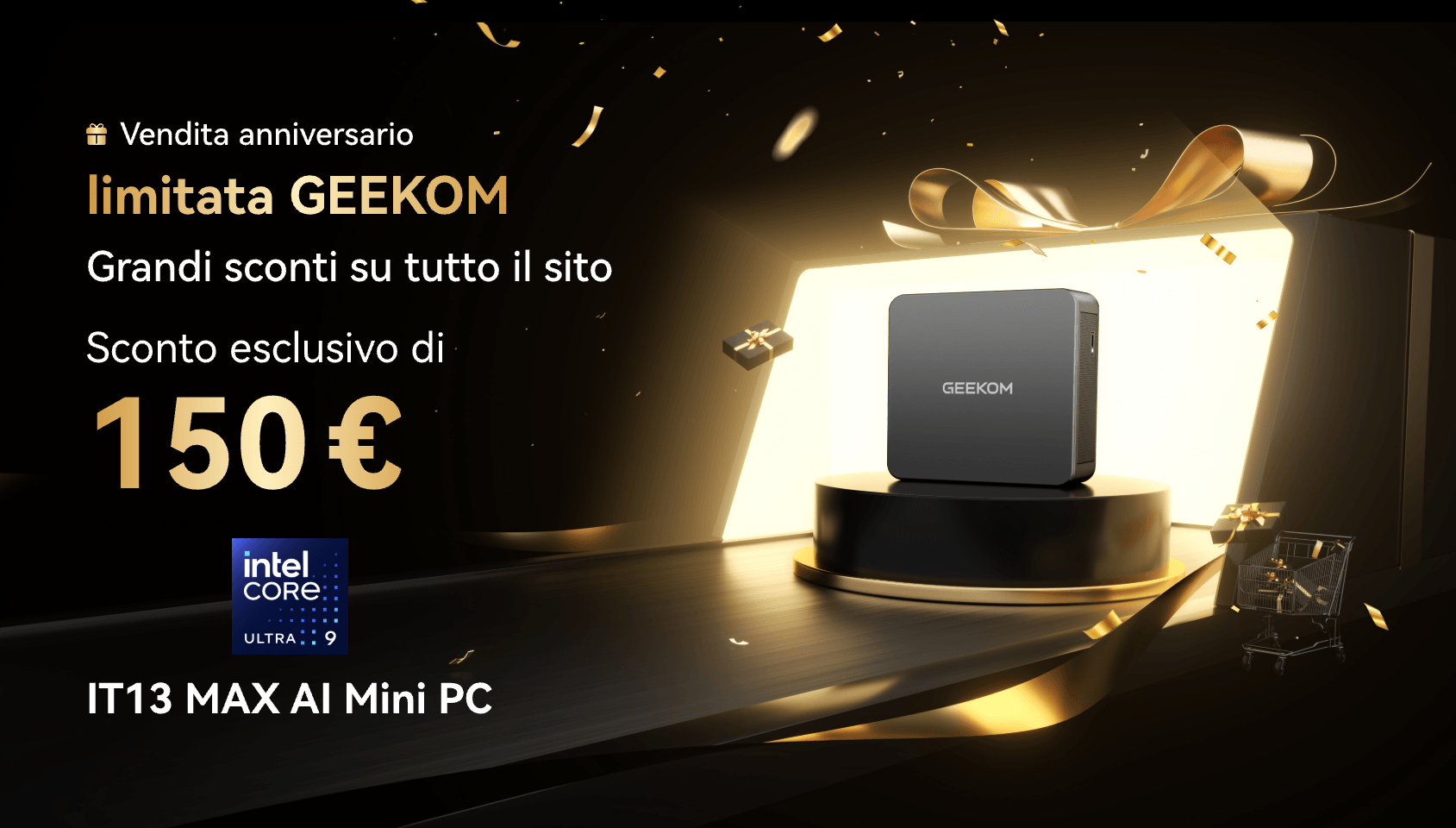 Anniversario Geekom Mini PC IT13 MAX Sconto Offerta