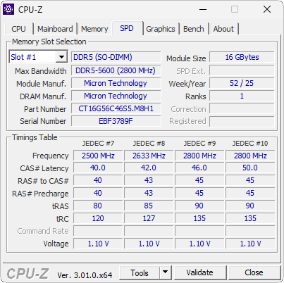 Geekom A9 Max CPU Z 3