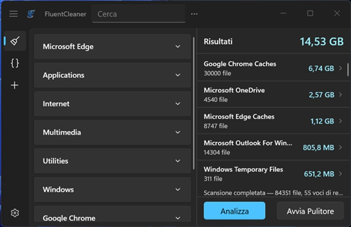 Fluentcleaner Analisi Risultati Finali