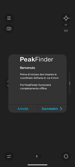 Peakfinder Offline