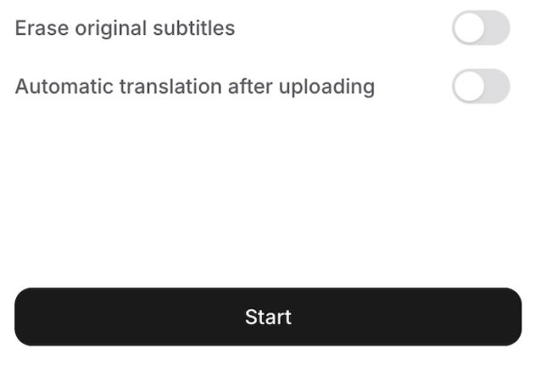 eliminazione sottotitoli vosko ai