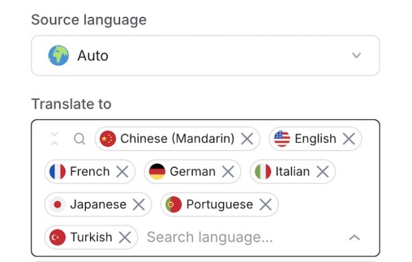 source languages vosko ai