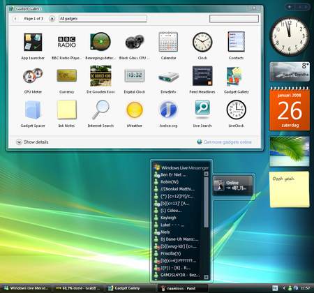 Sidebar + Gadget di Vista anche su Windows XP